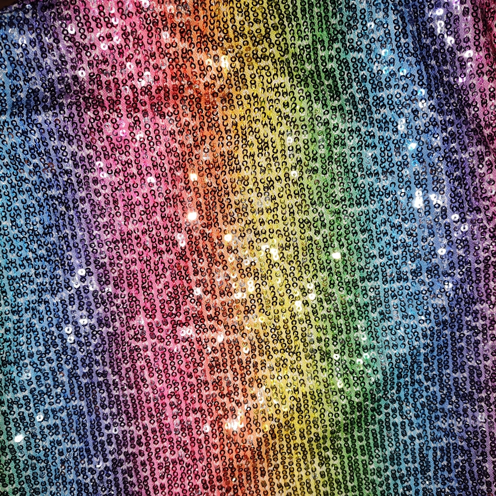 SHEIN Sequin Rainbow Skirt Set - Multi - Picture 3 of 4